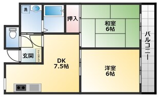 ボヌール2号館の物件間取画像